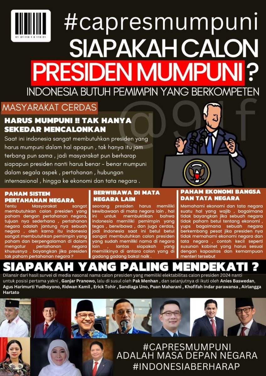 mii_ramen's tweet photo. Yakali pilih Presiden ngasal, jangan sampe ya soalnya menyangkut masa depan indonesia, dan Pak Menhan jawabannya #CapresMumpuni @prabowo https://t.co/xpVKqM0NeI