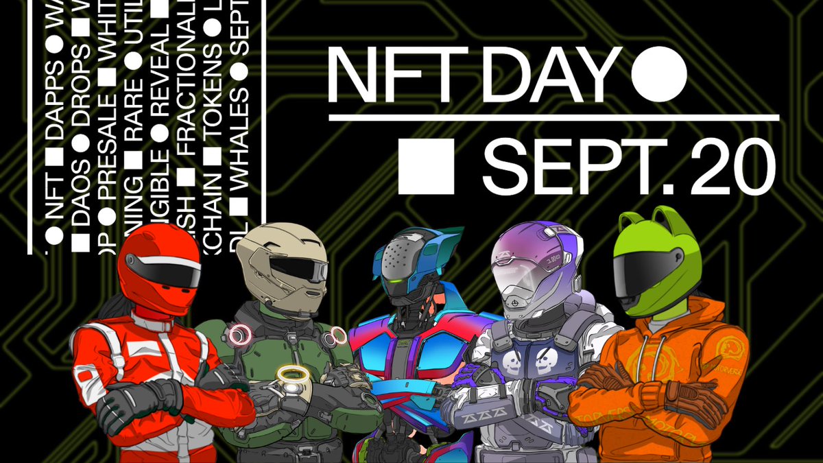 TorqueSquad's tweet photo. Happy #NFTDay!! 🎉🥳🎊
To celebrate, we’re giving away 3 Motorsport Torqies!! 🏎🏍🏁
How to enter:
- Follow @TorqueSquad & @OfficialNFTDay
- Like & RT
- Tag 3 friends & tell us what got you into NFTs!
Winners will be drawn in 24 hours ⏳
@dapperlabs @animocabrands https://t.co/pVBxBlaQJA