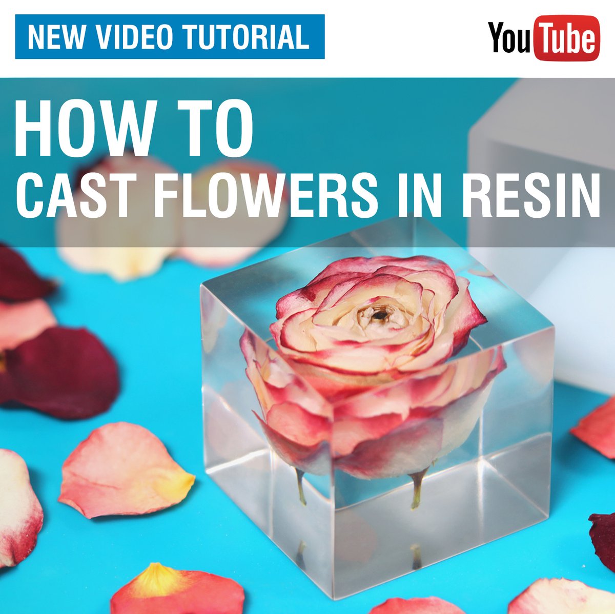 How to cast flowers in resin 