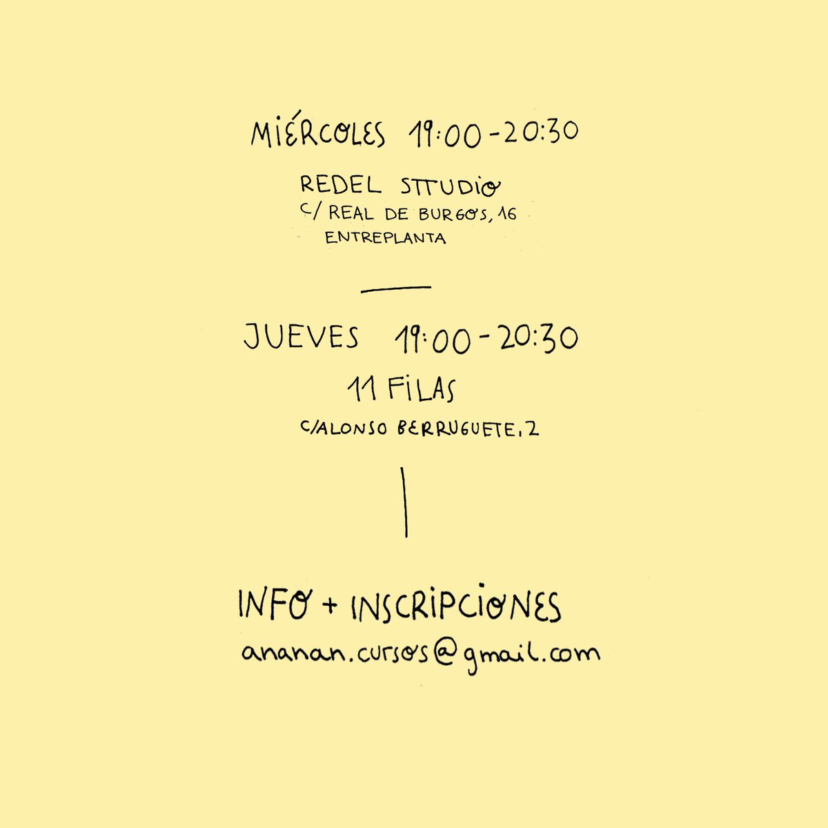 ananan_nan's tweet photo. Clases de dibujo experimental 
Curso 22 - 23 
Grupos de adultos
Valladolid 
Más info ⬇️ https://t.co/aXfDbu4wh6