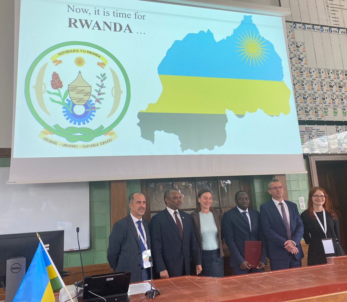 ashyaka's tweet photo. Congratulations Dr. Numviyimana Claver for a brilliant public defense of your well deserved #PhD in #ChemicalEngineering. You made us proud! Now it's Time for #Rwanda indeed. I look 4ward to yr impact back home.
 @RwandaMFA @Rwanda_Edu @NyinawamwizaLet @PWr_Wroclaw @REFLOW_ESR5 https://t.co/pcESQTi5lK