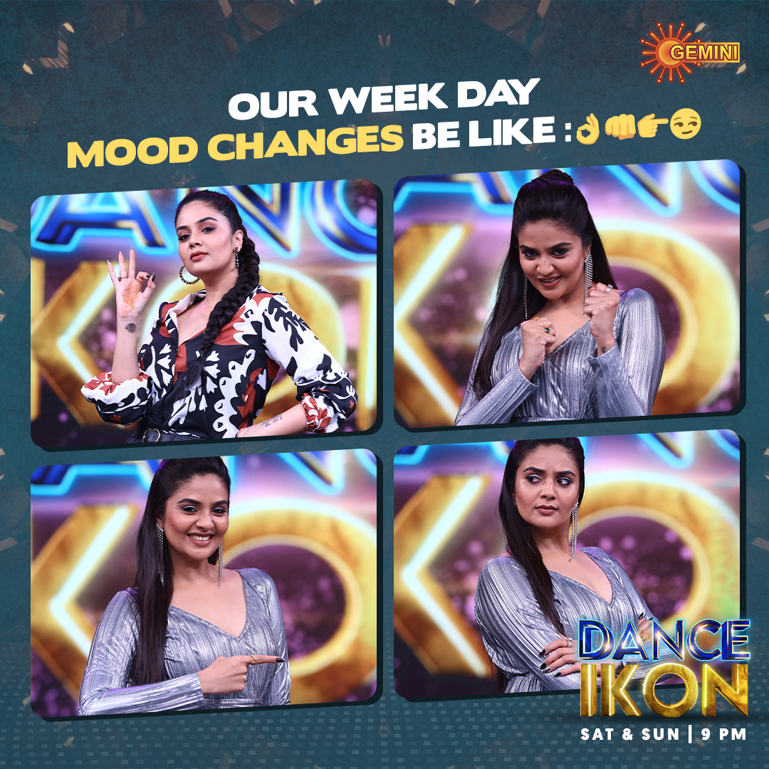 GeminiTV's tweet photo. Watch Dance Ikon and make your mood entertaining one.
Dance Ikon I Sat &amp; Sun I 9 PM 
#GeminiTV #DanceIkon #DanceIkononGeminiTV
@meramyakrishnan @Gajjarmonal @MukhiSree @sekharmaster @YashwanthMaster https://t.co/CNPRn2rdm6