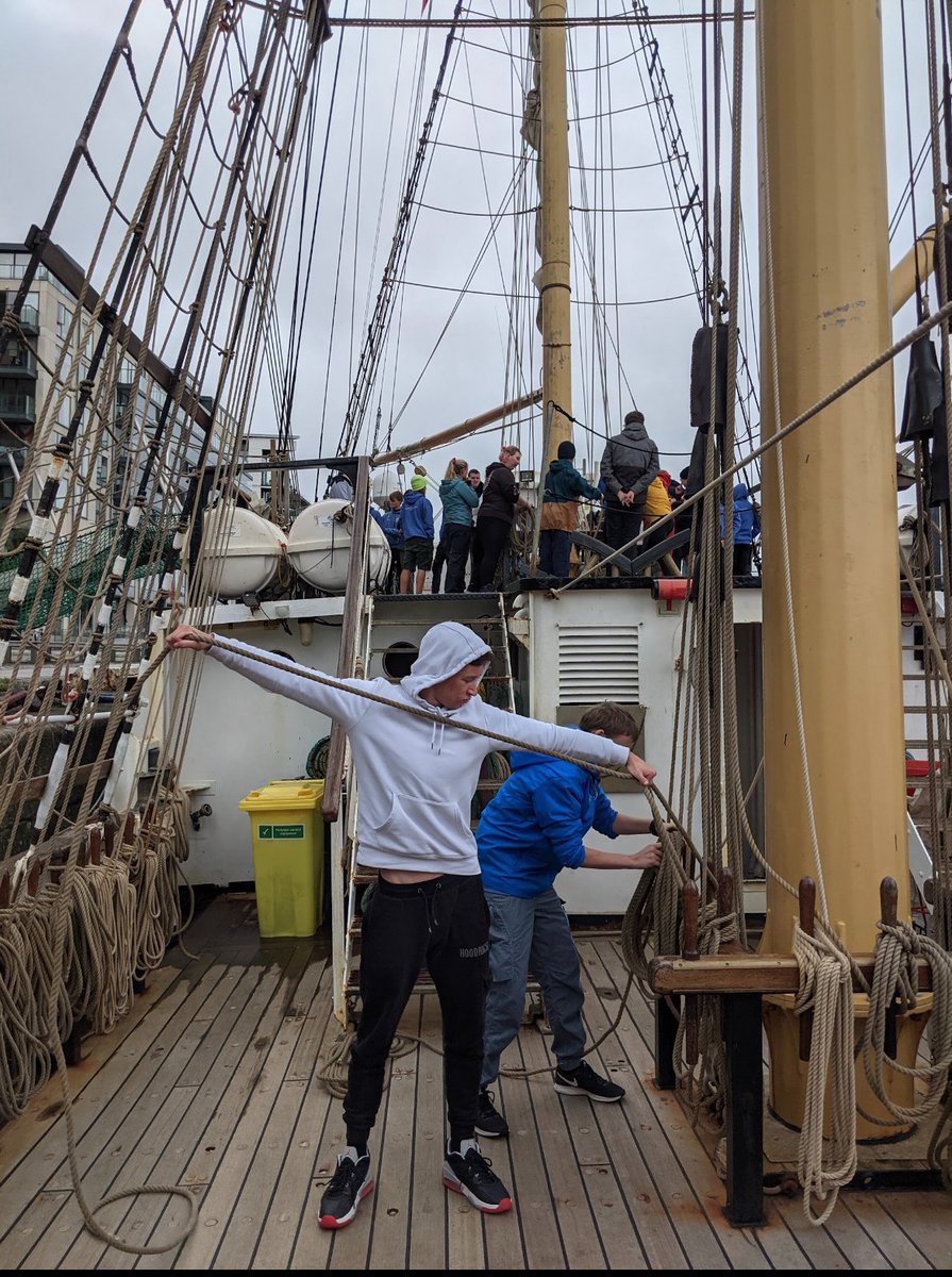 LipsonAcademy's tweet photo. ⛵️Six Sixth Formers are getting their land legs back after crewing @SeasYourFuture tall ship Pelican of London for two weeks

Big thanks to former @FinancialTimes journalist Dave Rushby, who sponsored the students on a wonderful voyage of a lifetime🙏

#LipsonLife💙 https://t.co/aWcnZJIzqY