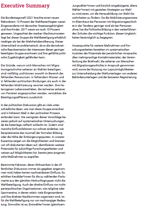 Emp_Politikwiss's tweet photo. Neue Studie für @LpBNRW #ZFTI
Achim Goerres @sabrinajmayer @yonas_elis
Die #Wahlbeteiligung von Bürgerinnen und Bürgern mit familiärer #Migrationsgeschichte
#kurzundkompakt der neueste wissenschaftliche Stand.
https://t.co/ghykUaWLZB
@unidue @ifp_ude @inzentim @DezimInstitut https://t.co/GYK9nlxfBu
