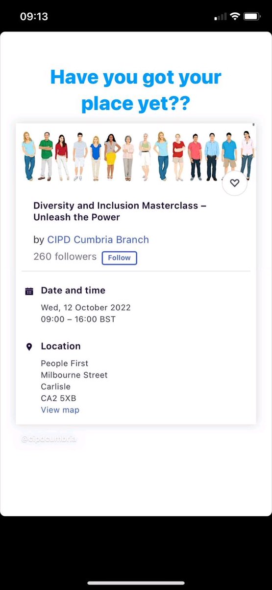 Cumbria CIPD tweet media