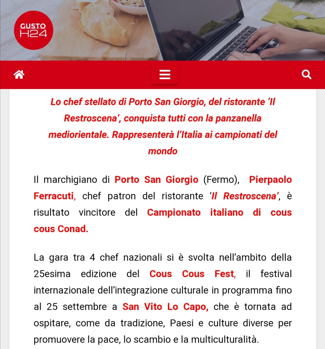 EdTroiano's tweet photo. Cous cous @Conad, Pierpaolo #Ferracuti vince il campionato Italiano
Rappresenterà l'Italia ai campionati del mondo
Su @GustoH24 qui:
https://t.co/YDkZycihG5
@pino_zuliani @fpugliese_conad @Cous_Cous_Fest @GianbasilioS @alexethno @rossimassi1 @paoloigna1 https://t.co/qJ7MSWfluo