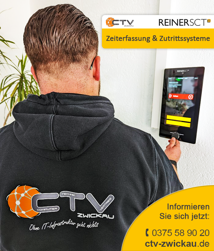 CTVZwickau's tweet photo. ❗️ Elektronische Zeiterfassung PFLICHT SEIT 13.09.2022 ❗️ 

▶️ Informieren Sie sich jetzt: https://t.co/aHeg0JPuVF

#ctv #ctvzwickau #computer #technik #vertrieb #it #reiner #reinersct #timecard #zutrittskontrolle #zeiterfassung #ohneitinfrastrukturgehtnichts https://t.co/JqYKbb12JO
