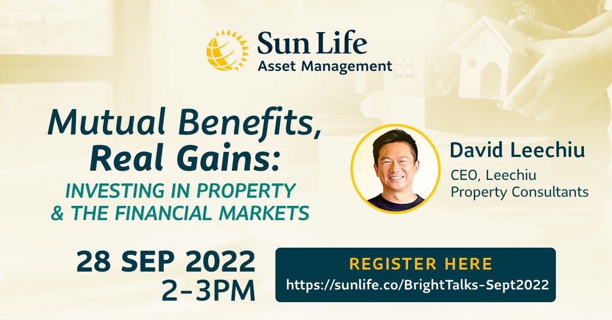 LeechiuProperty's tweet photo. Catch LPC CEO David Leechiu, on Sept 28, 2022, 2 PM, in this free webinar by Sun Life Philippines as he talks about investing in property and the financial markets.
Register at https://t.co/KsPs3r3aDn!
#LPC
#OurInsightsYourSuccess
#SunLifePartnerForLife
#BrightTalks https://t.co/pfODCne9SS