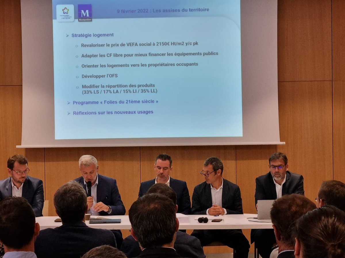 sermsa3m's tweet photo. La @sermsa3m s’engage aux côtés de @montpellier_ et @Montpellier3m en faveur du logement pour tous ! Lundi 19 septembre, le groupe a présenté l'avancement du "choc de l'offre" à la @fpi_om. Rdv vendredi 23 septembre au @ImmobilierSalon pour un point sur le sujet #chocdeloffre https://t.co/0duU2AXrMs