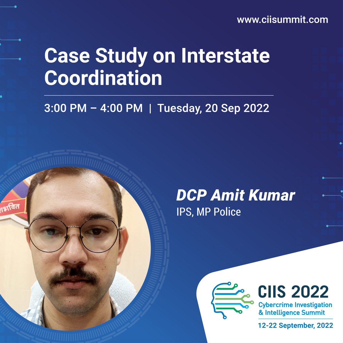 CII_Summit's tweet image. Interstate coordination between different cells of police has always been a topic of interest. Join us, as our next speaker DCP Amit Kumar talks about the case study on interstate coordination today.

Join us: hubs.li/Q01mHDB50

#lawenforcement #cybercrime #CIIS2022