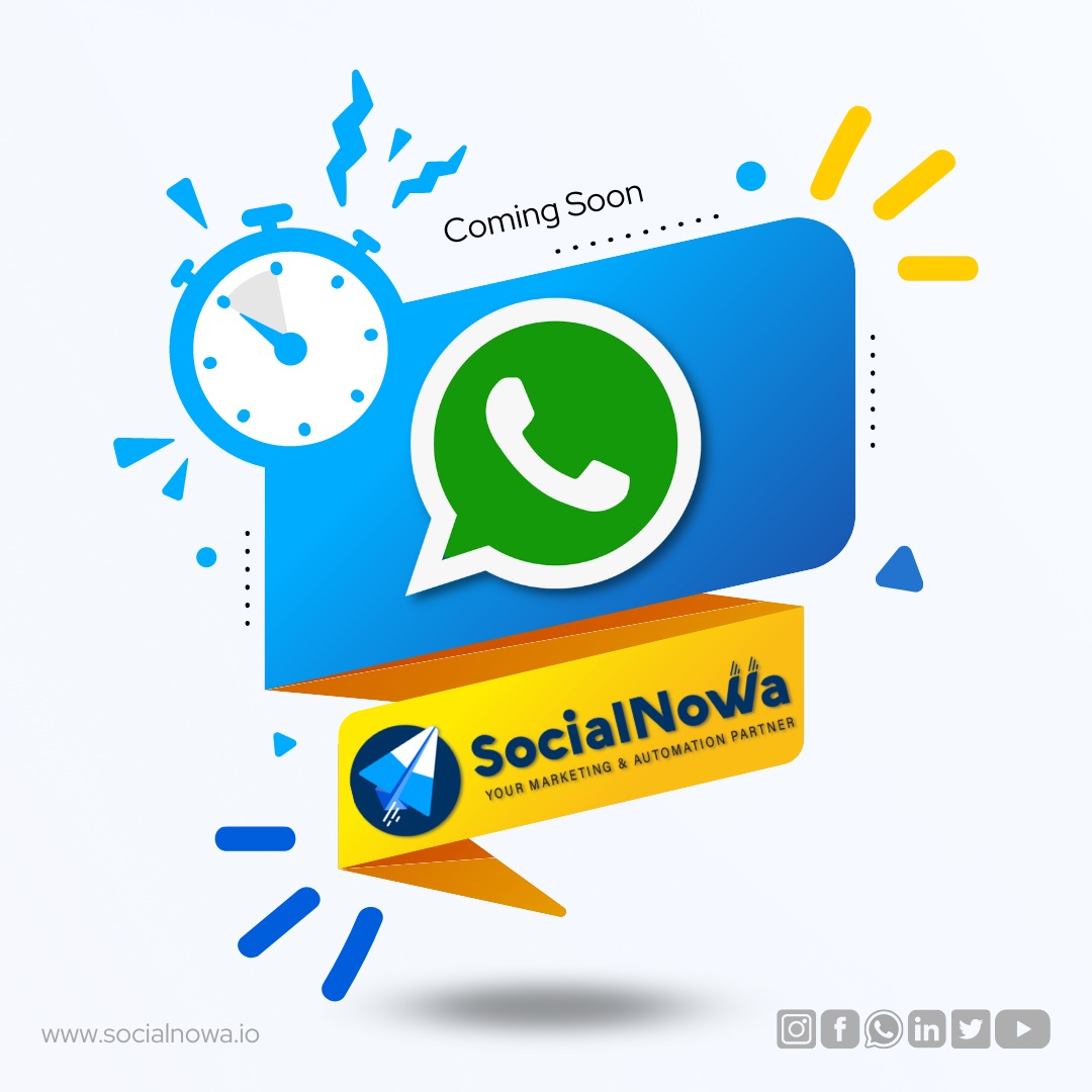 SocialNowa's tweet photo. 🏆 WhatsApp bot was one of the most demanded platform by our Users and here we come finally, 😃
🎁 Sharing with you all the detailed list of features we are going to include in SocialNowa WA bot 🚀
#socialnowa
#chatbot
#whatsapp
#whatsappautomation
#wabot
#whatsappchatbot https://t.co/Dhi3BwzR3o