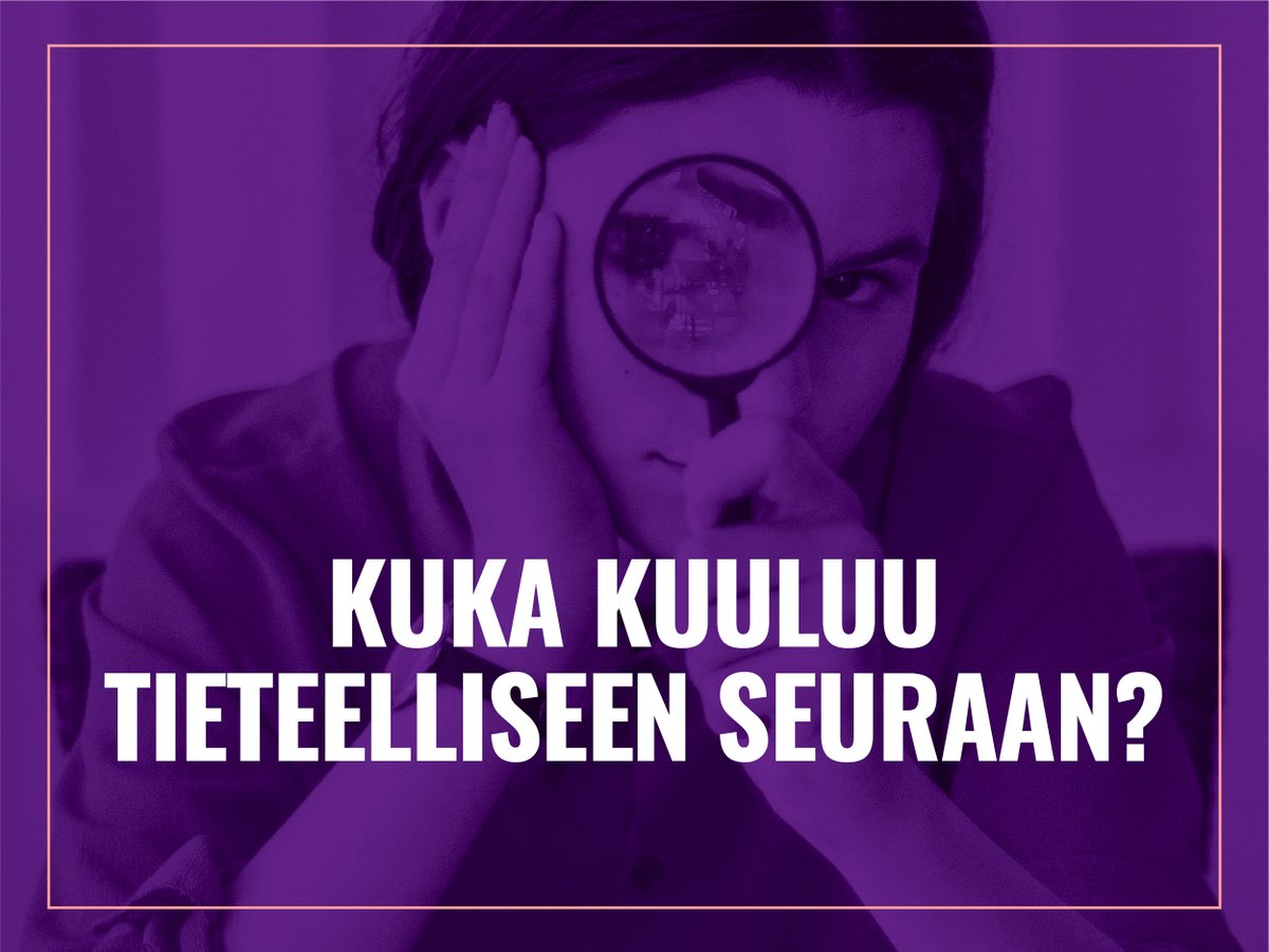 Kuka kuuluu tieteelliseen seuraan? TSV toteutti keväällä 2022 kyselyn tieteellisten seurojen jäsenistöille ja Suomessa toimiville tutkijoille. 1 650 kyselyyn vastanneen henkilön vastauksista piirtyy esiin kuva seurojen jäsenistöistä ja syistä kuulua seuraan. #TieteellisetSeurat🧵