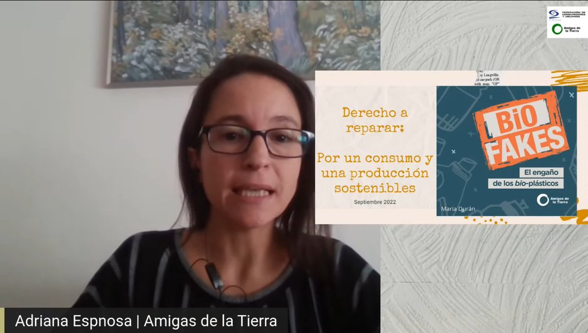 AmigosTierraEsp's tweet photo. Es el turno de nuestra compañera @adriana_espigon para hablarnos del #GreenWashing de la industrial de plástico y como usa su engaño de los mal llamados #bioplásticos para mejorar la pésima imagen del plástico sin realmente cambiar nada. Son #BioFakes
🔴https://t.co/iI87k2TcQo https://t.co/nAyOLJwFVA
