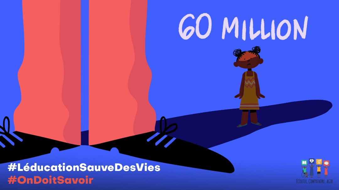 Youthfim's tweet photo. En RDC, 29 % des filles sont mariées avant l’âge de 18 ans. Maintenir filles et garçons à l’école, leur fournir une éducation inclusive et de qualité permet de lutter contre les mariages précoces.
#EducationSavesLives #EducationSauveDesViesrdc https://t.co/G6IJoAarth