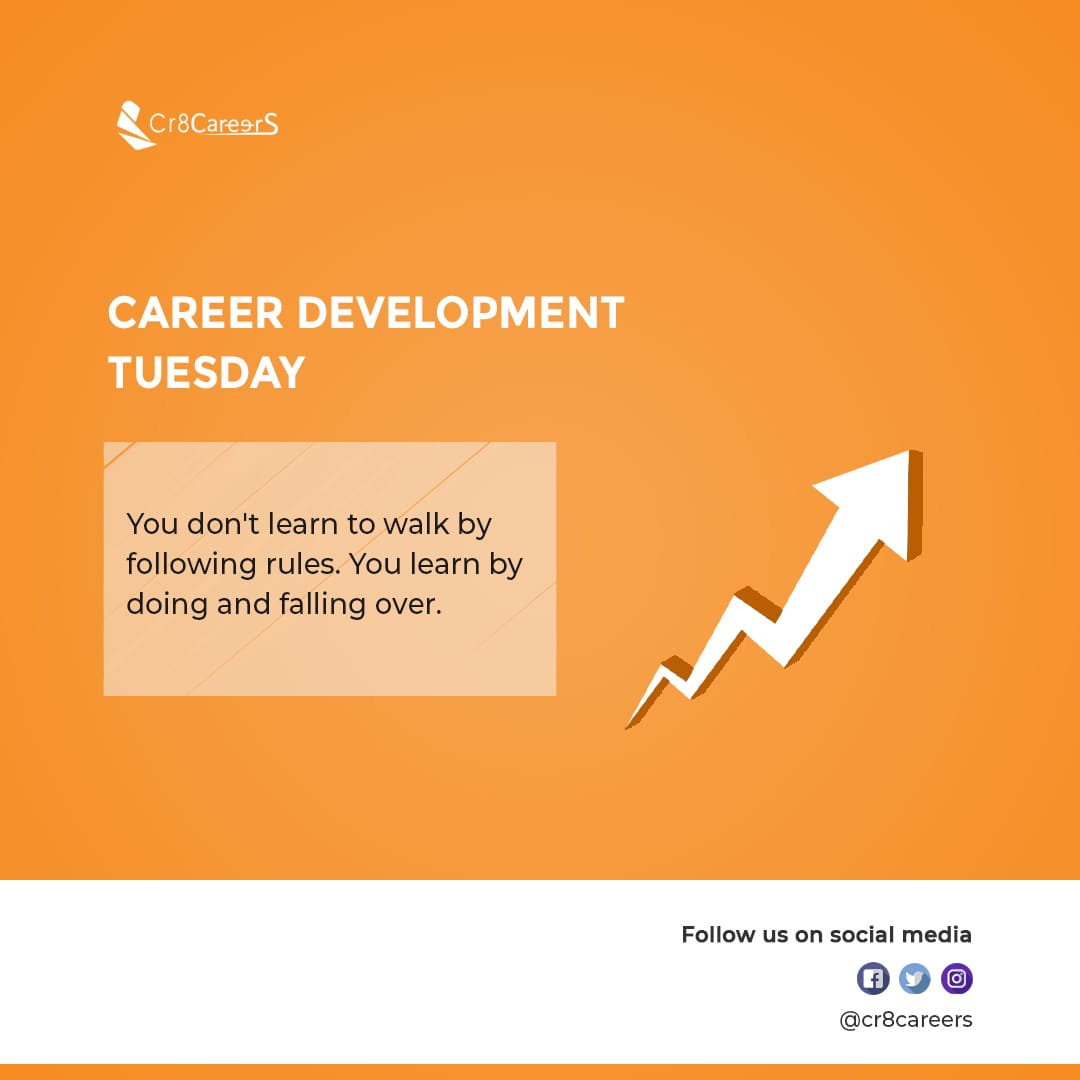 cr8careers's tweet photo. We learn by doing, and we learn from the mistakes we make along the way. #CareerDevelopmentTuesday > #Cr8Careers
#learning #keeplearning #dontstoplearning #mistakeshappen #learningfrommistake #learningfrommistakes #consultingagency #consultingfirm #conusultinglife #consulting https://t.co/LP4W9TSxfi