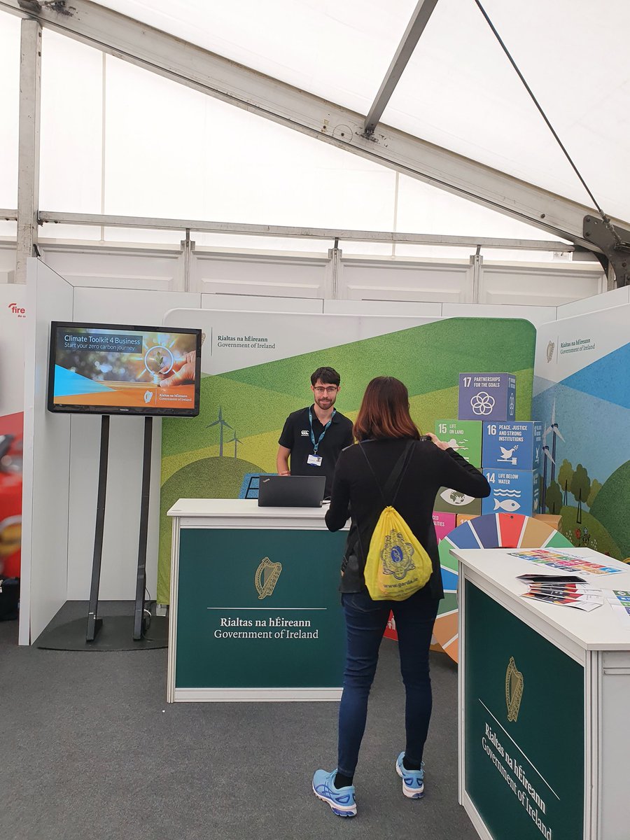 DeptCEE's tweet photo. Climate Toolkit 4 Business can help your business start the journey towards energy efficiency, cost savings and lowering your carbon footprint, come visit in the Sustainable Living marquee #ClimateToolkit4Business https://t.co/oujSmgfC3i