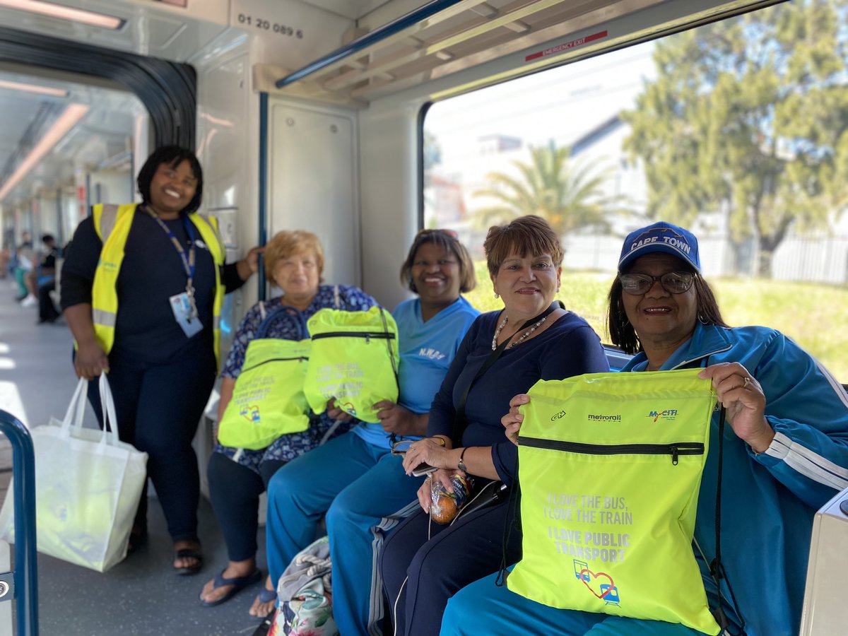 Today we travelling on the  #SouthernLineCT T0121 to Kalk Bay with our senior citizens . On todays menu beach vibes 🏝️ and fish 🐠! 
What’s your plan for the day? Happy #TravelTuesday #CapeTown <a href="/PRASA_Group/">PRASA Group</a>