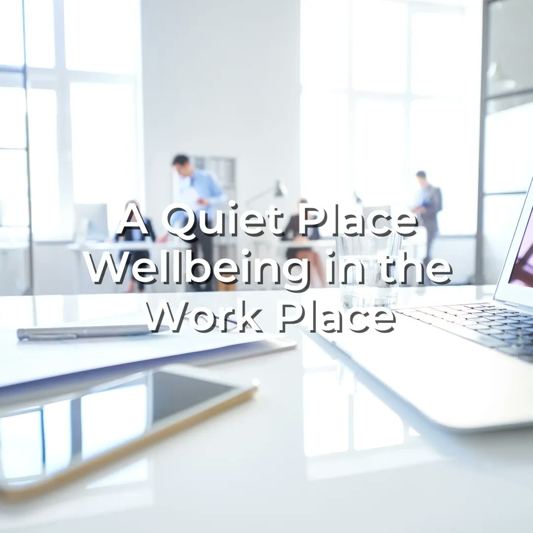 PennyMoon9's tweet photo. A happy workforce is a more productive workforce. From the experiences gained within schools, children’s homes and care homes, A Quiet Place has developed a range of initiatives in both the private and public sector to implement Well Being in the Workplace.

#happyworkforce https://t.co/6yXvB6R3pC