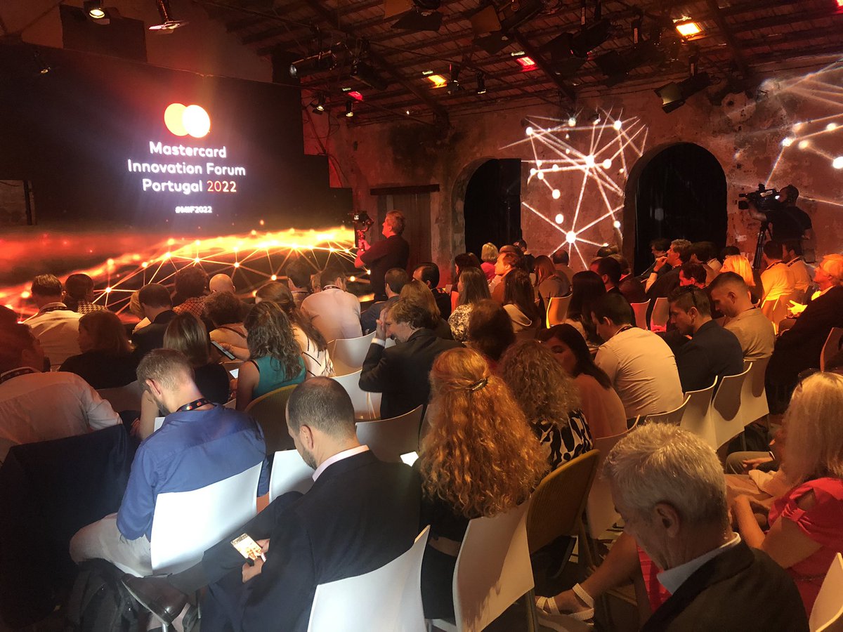Mastercard Innovation Forum Portugal 2022 has just started!!! #MIF2022 <a href="/MastercardPT/">Mastercard Portugal</a> Follow us online if you have not been able to come