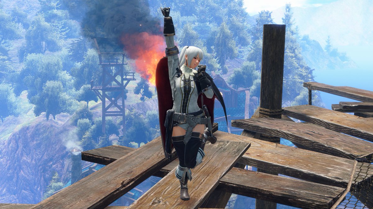 モンハンやめたいやめられない。
※ちなみに腰をバルバニアベルトにすると四六時中しましまパンツが見えてしまうので狩りどころではありません() 