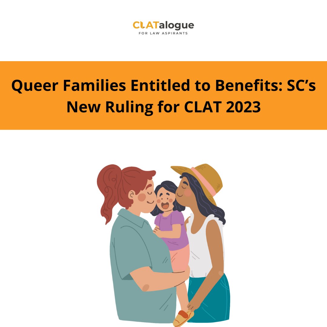 Click here to read about the recent Supreme Court judgment on granting social benefits to unconventional families, including queer families: lawc.to/0ne8a

#CLAT2023 #clatalogue #studygram #lawschool #lawstudents #supremecourt #legaleducation