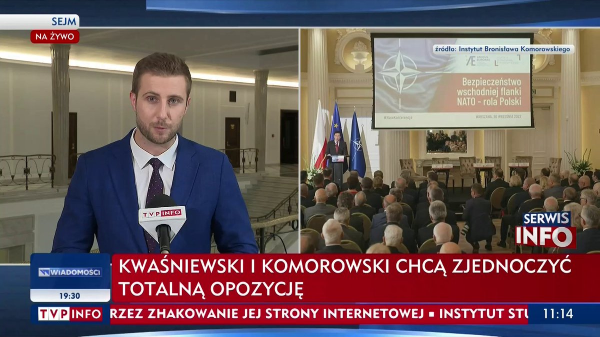 Lewica_News's tweet photo. [AKTUALIZACJA] Pojawiają się przebitki z #NATOkonferencja...

___
#2mld #TVPiS https://t.co/z5hoGawWSB