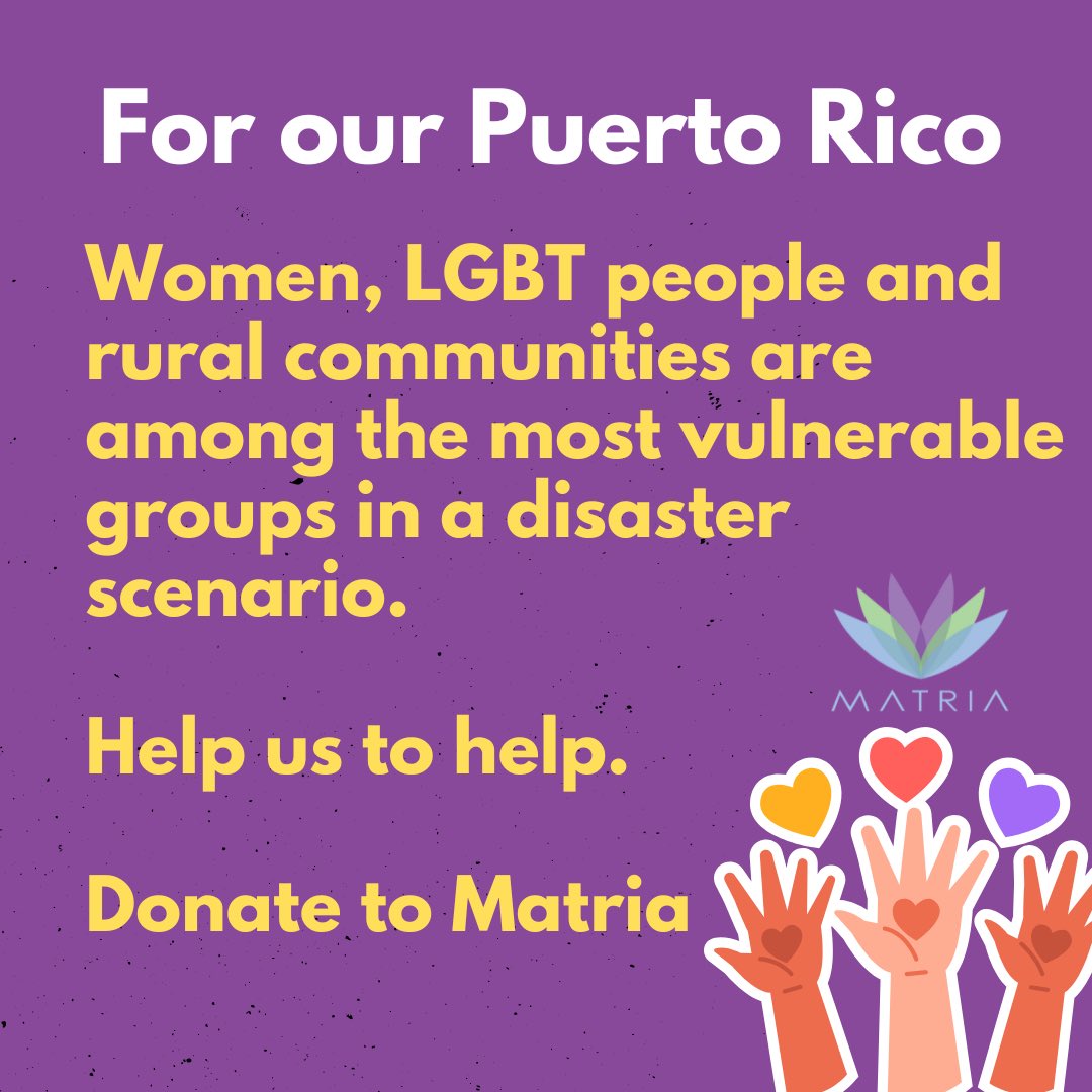 ProyectoMatria's tweet photo. Do you want to support Matria's work?

We are receiving donations by ATH Móvil, PayPal and checks.

🔥ATH Móvil- PATH/ProyectoMatria

🔥PayPal- https://t.co/zObGl3AgSw

Check- Payable to Proyecto Matria by mail:

PO BOX 1334
Caguas PR 00726

#HuracánFiona #HurricaneFiona https://t.co/ekgM8DPrWd