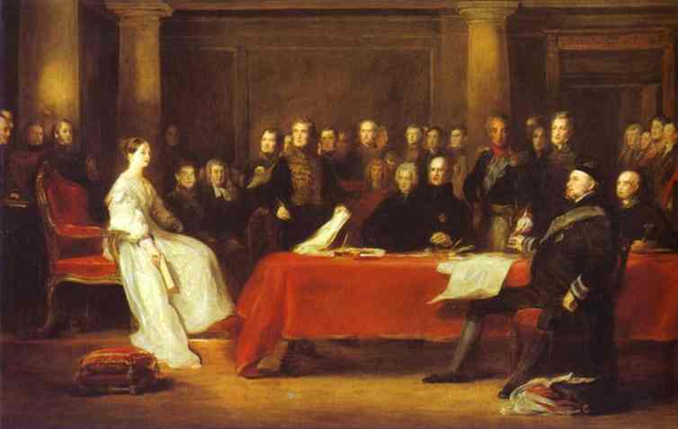 wluef's tweet photo. Der Chef würde ja gern mehr Frauen einstellen, aber nach dem Gespräch mit der Auswahlkommission melden sich die meisten nie wieder. (David Wilkie, 1838) https://t.co/prDSCKSpvi