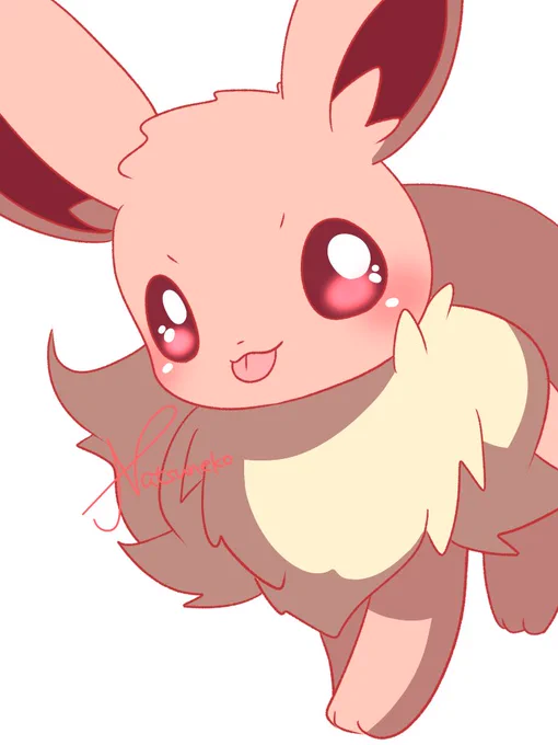 #100日いーーーーぶいチャレンジ7日目・8日目ピクセル楽しい#イーブイ #eevee #ポケモンイラスト 