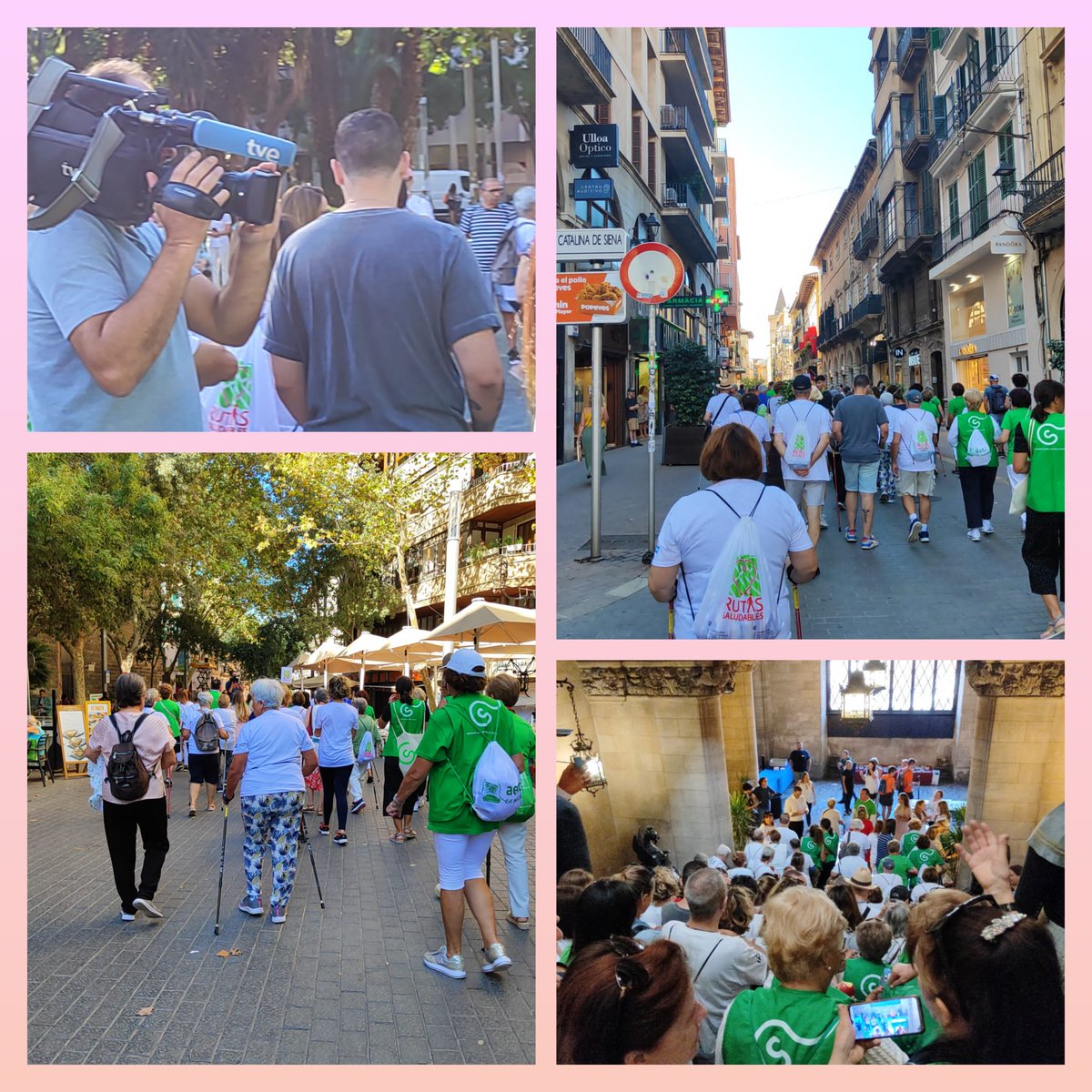 CSEmiliDarder's tweet photo. SEMANA EUROPEA DE LA MOVILIDAD!! También tuvimos nuestro huequito y acompañamos a los "ruteros" por Palma...#rutessaludables #csemilidarder #apalteucostat https://t.co/pnht2gFWcn