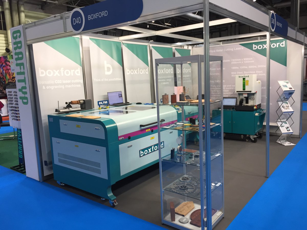 BoxfordLtd's tweet photo. Day 1 @theprintshow 😀 https://t.co/xGfYizLf4F