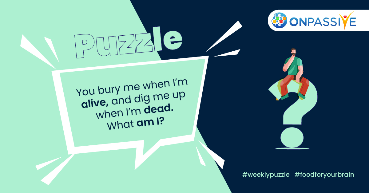 ONPASSIVE's tweet photo. Tickle your brain to find the answer to this puzzle and share your answers in the comments.

#Puzzle #GuessTheAnswer #ONPASSIVE #ArtificialIntelligence #AiTechnology https://t.co/xi9Pr19rsf