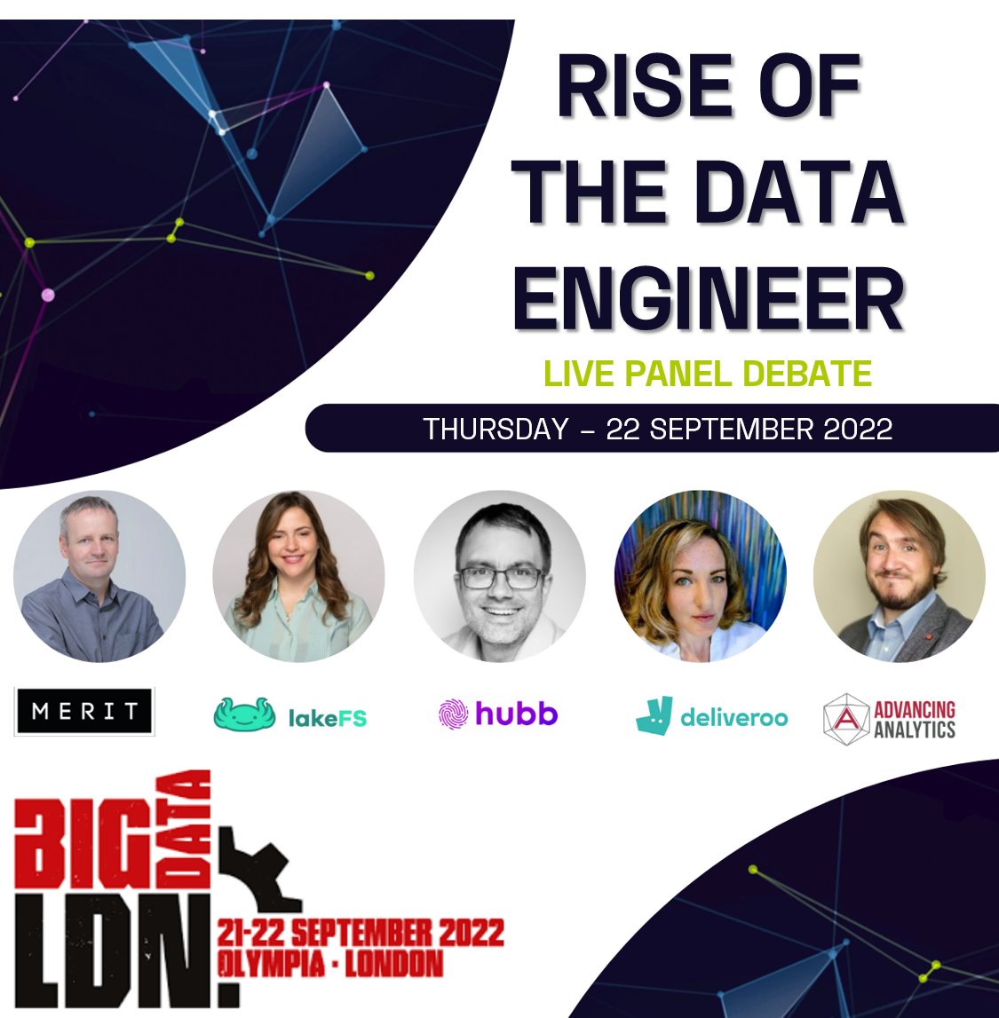 Meritdatatech's tweet image. Why are Data Engineers increasing in demand across the globe? 

Find out with Con Conlon in this panel debate: Rise of the Data Engineer.  

bigdataldn.com/seminar-schedu… 

#MeritData #BigDataLDN