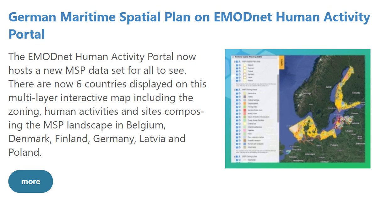 EU_MSP_Platform's tweet photo. 📣#MSPnews! Did you receive our September @EU_MSP_Platform Newsletter?🍃 Plenty of news regarding #MaritimeSpatialPlanning updates across Europe, events & funding opportunities 🌊🗺🇪🇺
⬇ download it here: https://t.co/QZhjynspUE
📩don't forget to register: https://t.co/SeIv32Dknz https://t.co/Bl1ewU7D5H