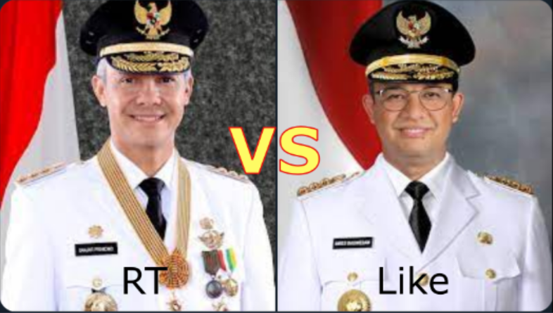 Gaspol...

Siapa yang paling layak jadi penerus Pak Jokowi untuk 2024 menurut kalian?

- Ganjar: RT 🔁
- Anies  : Like ❤️