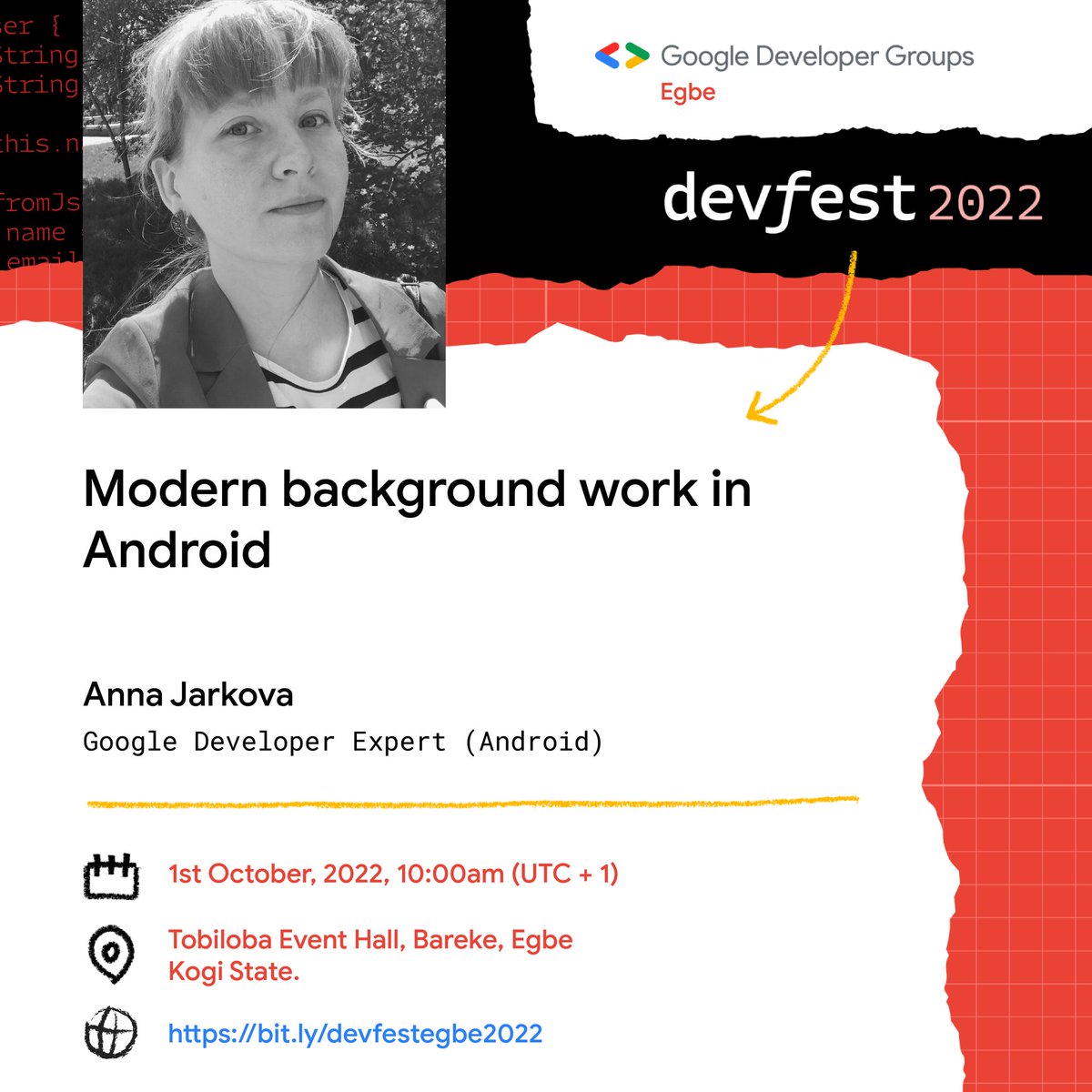 gdgegbe's tweet photo. #MeetOurSpeaker 

Anna (@anioutkajarkova) is a Lead Mobile developer with more than 8 years of experience.
She develop both native (iOS - Swift/Objective-c, Android - Kotlin/Java) and cross platform (Xamarin, Kotlin Multiplatform) applications.

#DevFest2022 #DevFestEgbe2022 https://t.co/V9vsCF5uVY