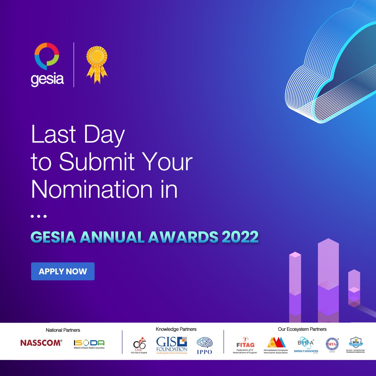 GESIAORG's tweet photo. Don't miss the opportunity!!
Submit your nomination today.
.
Apply to get nominated
https://t.co/Kd3G4qiQRh
.
#gesia #digitalmanagementconclave #datacenter #ICT #technology #cloud #IT #digital #management #Conclave #event #cybersecurity
#Innovation #ITindustry #Gujarat #ahmedabad https://t.co/eqffIzW8k2