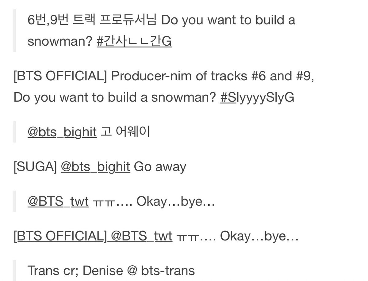 bringing back this old bighit-yoongi interaction ☃️