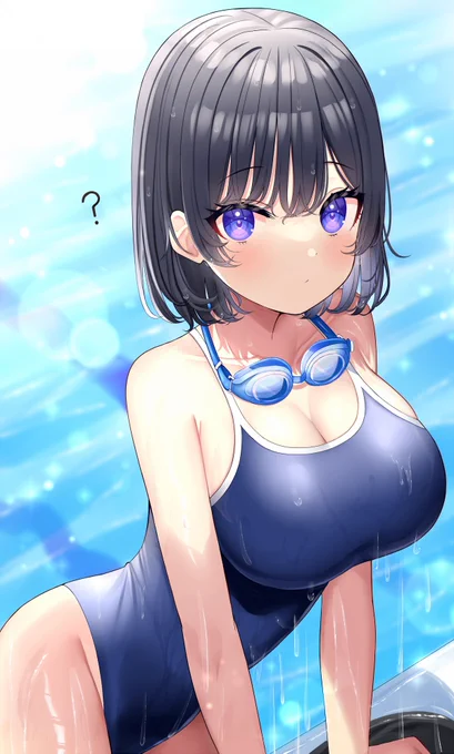 でっっかい水泳部の後輩ちゃん#オリジナル 