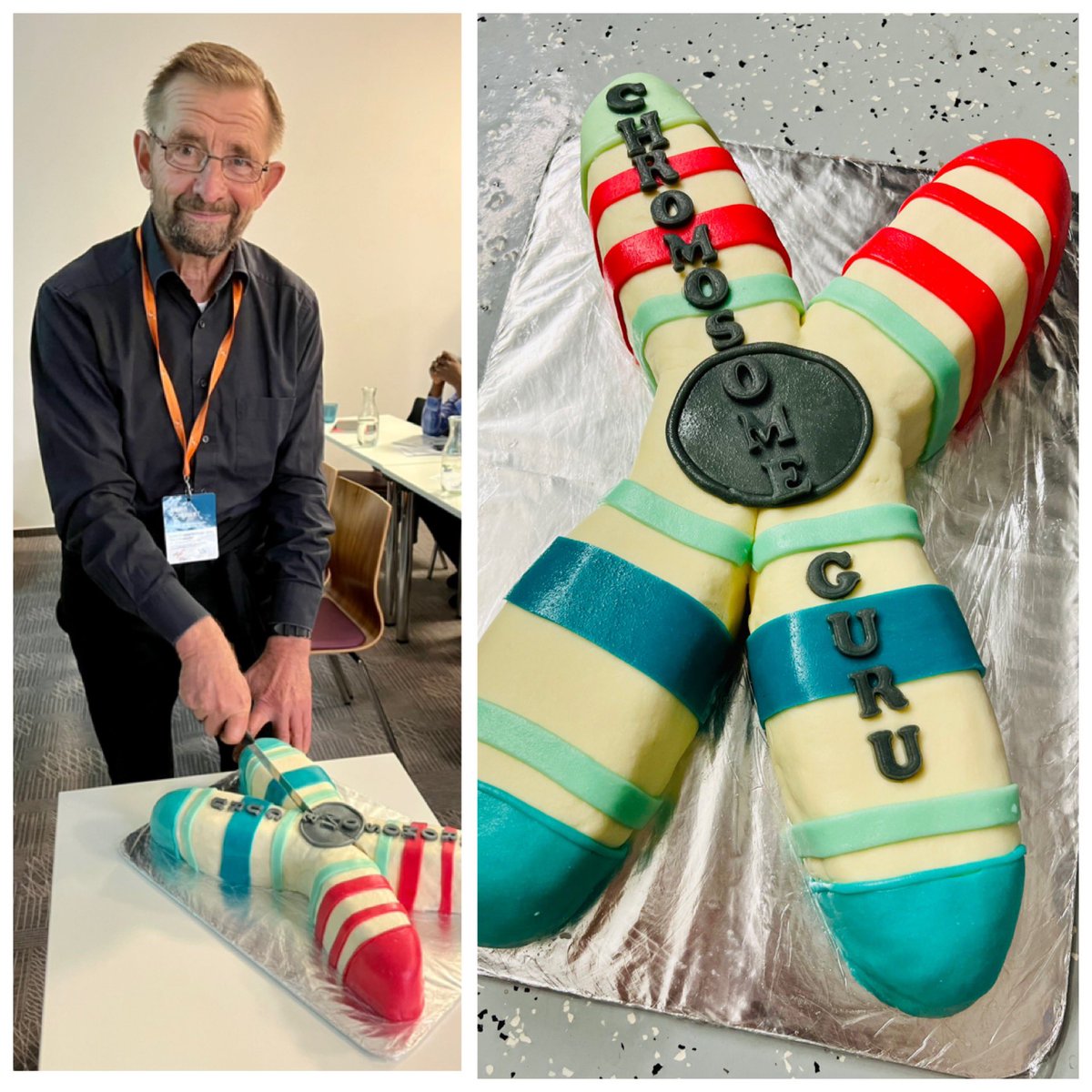 TeriMandakova's tweet photo. Chromosome guru Prof. Ingo Schubert 🧬 Happy Birthday Ingo! https://t.co/zTnXeHArBs