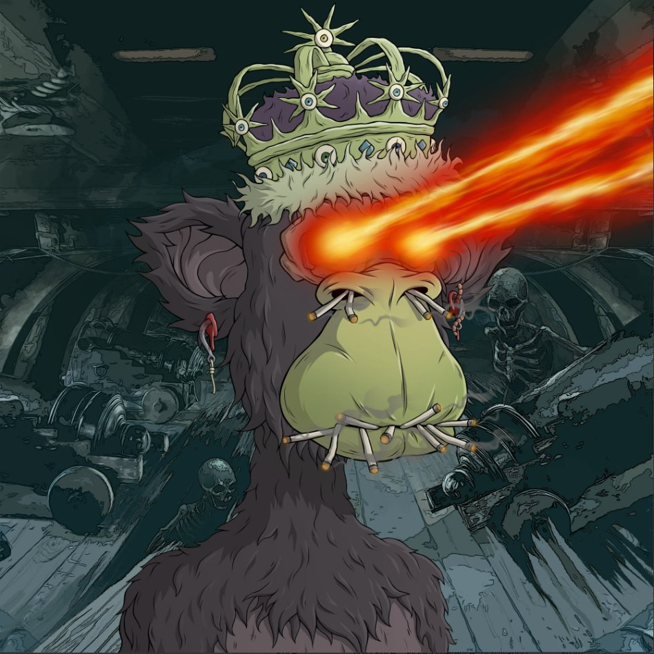 Oxymort95's tweet photo. Be aware sailors the mutant king is coming your way !!
@BadApePirates
#BAPC #MutantsMonday #MAPC #PirateApes https://t.co/8ejUjM8gCg