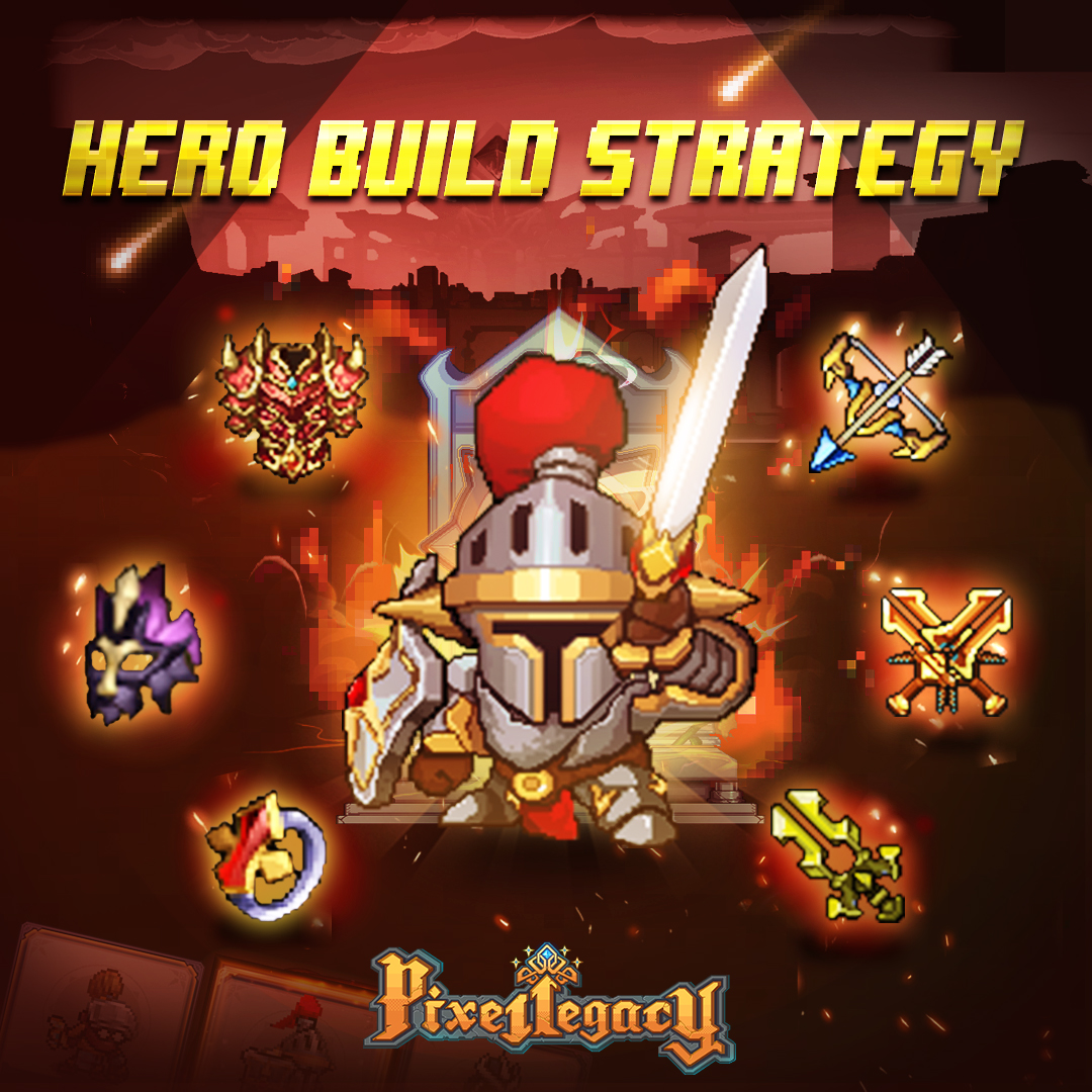 PixelLegacyEN's tweet photo. Soulmates! It's extremely important to match your armor, weapons and skills in order to defeat all enemies and bosses! What is your strategy that helps you survive all challenges and battles? ✍️⬇️ #PixelLegacy #PixelRPG #PixelGame https://t.co/2arFUot3bS