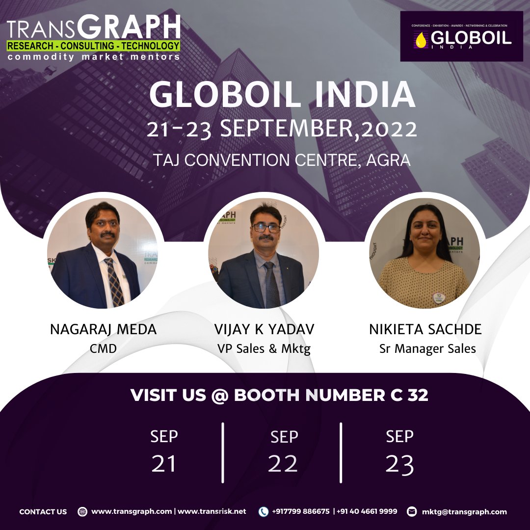 TransGraph_'s tweet photo. We are glad to inform you that TransGraph is an official partner of Tefla's Globoil India 2022.

𝗙𝗼𝗹𝗹𝗼𝘄 𝘂𝘀 𝗳𝗼𝗿 𝗺𝗼𝗿𝗲 𝘂𝗽𝗱𝗮𝘁𝗲𝘀 𝗼𝗻 𝗚𝗹𝗼𝗯𝗼𝗶𝗹 𝗜𝗻𝗱𝗶𝗮 𝟮𝟬𝟮𝟮

#globoil #india #25Globoil  #Agra #TeamTransGraph  #priceconsulting #businessconsulting https://t.co/wlEIJhFzAy