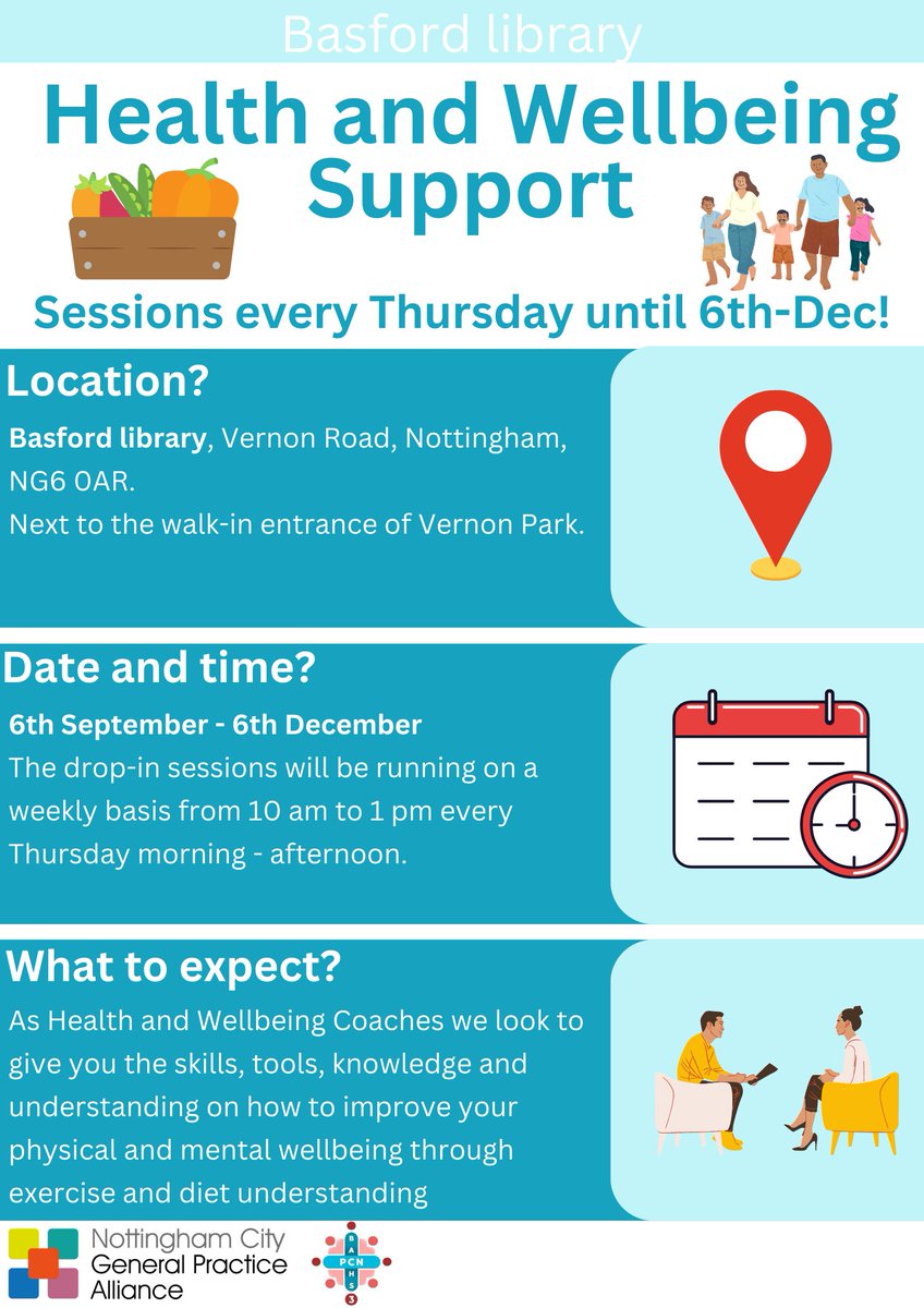 BACHS Primary Care Network (@bachspcn) on Twitter photo If you are looking for support with your physical health then come down to our Health and Wellbeing support drop-in shown below to speak to one of our coaches. <a href="/chitraacharya/">Dr Chitra Acharya</a> <a href="/nick_raine/">Nick Raine</a> @AlexNorrisNN <a href="/MyBasford/">My Basford</a> <a href="/MyAspley/">My Aspley</a> <a href="/MyBilborough/">My Bilborough</a> <a href="/NottmLibraries/">Nottingham City Libraries</a> <a href="/NottmCityPBP/">Nottingham City Place-Based Partnership</a> <a href="/NCGPANottm/">Nottingham City GP Alliance</a> If you are looking for support with your physical health then come down to our Health and Wellbeing support drop-in shown below to speak to one of our coaches. <a href="/chitraacharya/">Dr Chitra Acharya</a> <a href="/nick_raine/">Nick Raine</a> @AlexNorrisNN <a href="/MyBasford/">My Basford</a> <a href="/MyAspley/">My Aspley</a> <a href="/MyBilborough/">My Bilborough</a> <a href="/NottmLibraries/">Nottingham City Libraries</a> <a href="/NottmCityPBP/">Nottingham City Place-Based Partnership</a> <a href="/NCGPANottm/">Nottingham City GP Alliance</a>