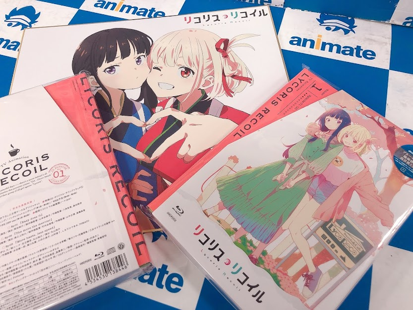 ☕️＃入荷情報☕️】 TVアニメ『リコリス・リコイル』Blu-ray&DVD 第1