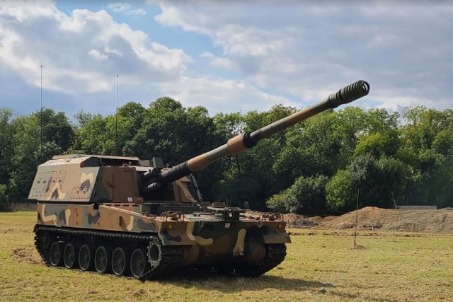 #UK #MobileFiresPlatform #RoyalArmy #K9A2 #artillery #gun: First Foreign Showcase of Hanwha Defense's K9A2 Howitzer at UK Event defensemirror.com/news/32757/Fir…