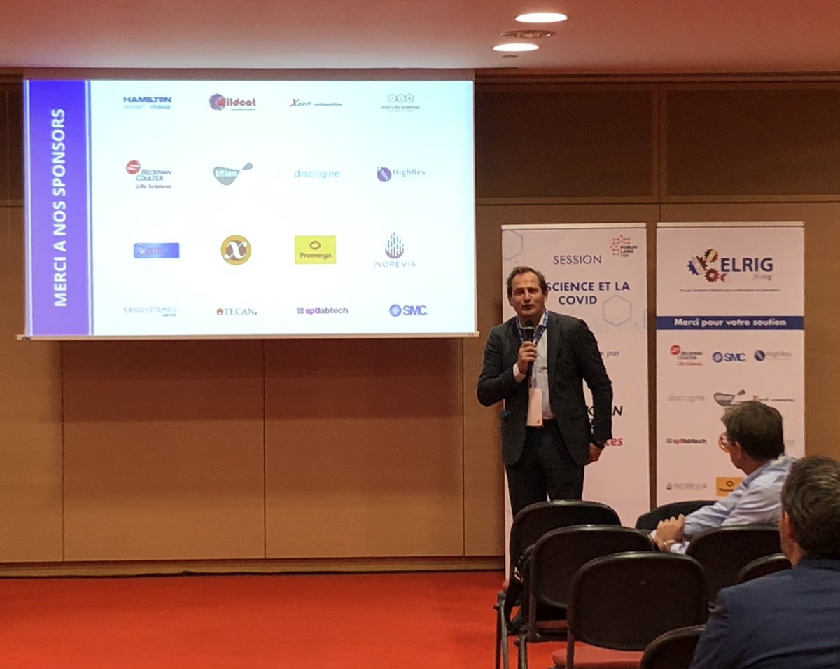 Le mot du Président pour clôturer la session de la matinée Olivier Casamitjana 

Merci à nos sponsors qui soutiennent le développement de l’association 

#elrigfr #forumlabo #sponsors