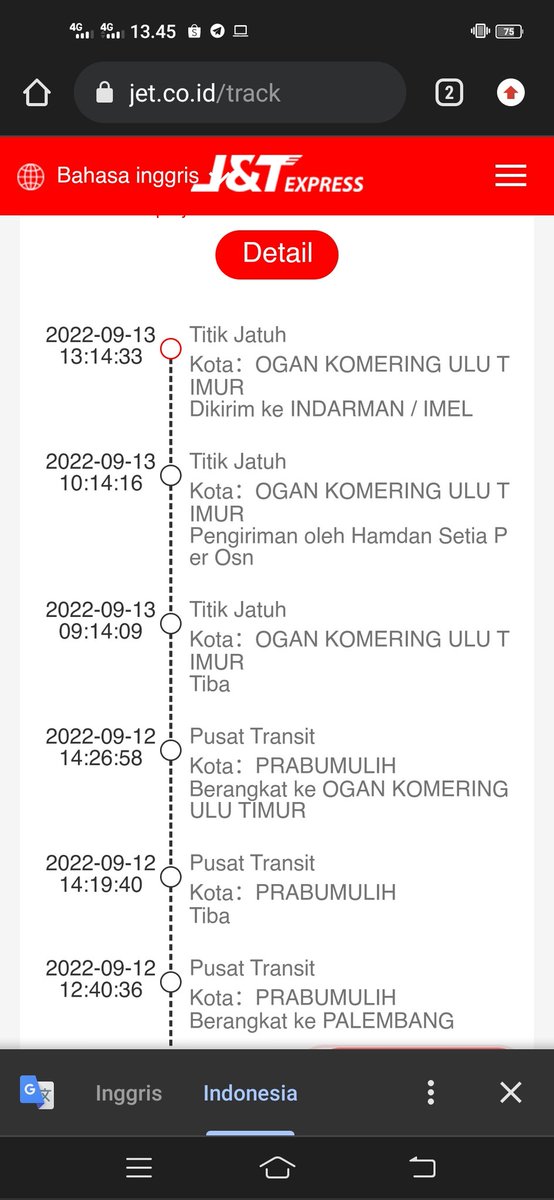 anditra8's tweet photo. @jntexpressid Udahan ajj lah pakek j &amp;t barang udah sampek dari tanggal 18 sampai saat ini belum juga dikirim konfirmasi sama agen perwakilan juga sama malahan ditanya tidak sempat nanti saja kalo perlu ambil sendiri apakah ada yang mengalami hal sama tmen2 https://t.co/ikHrGh0Vdi