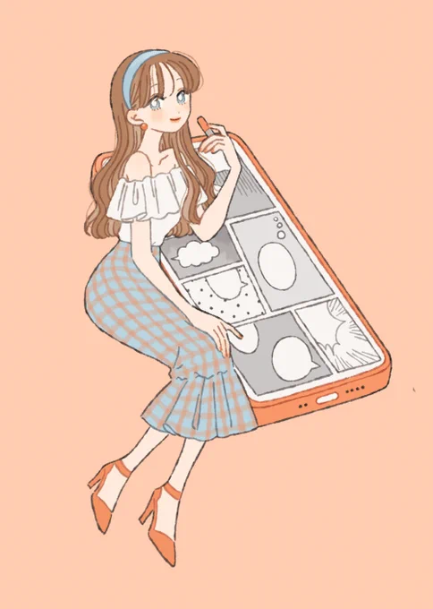 【お仕事】#やっぱりシーモアプロジェクト の #ときめきカラー診断 でイラストを担当いたしました!気になる方は覗いてみてくださいコミックシーモア#PR 